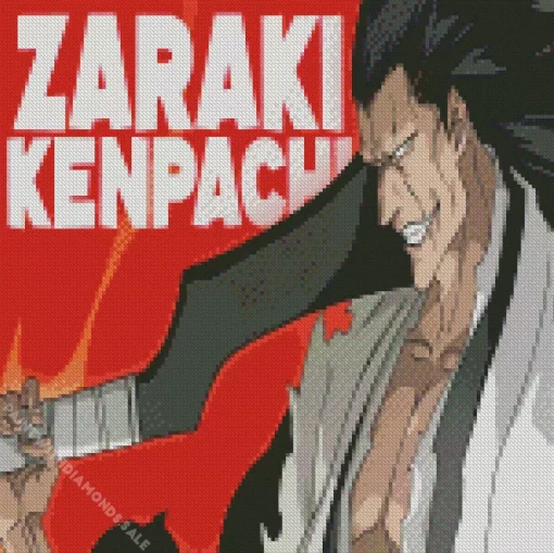 Bleach Kenpachi Zaraki Diamond Painting