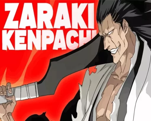 Bleach Kenpachi Zaraki Diamond Painting