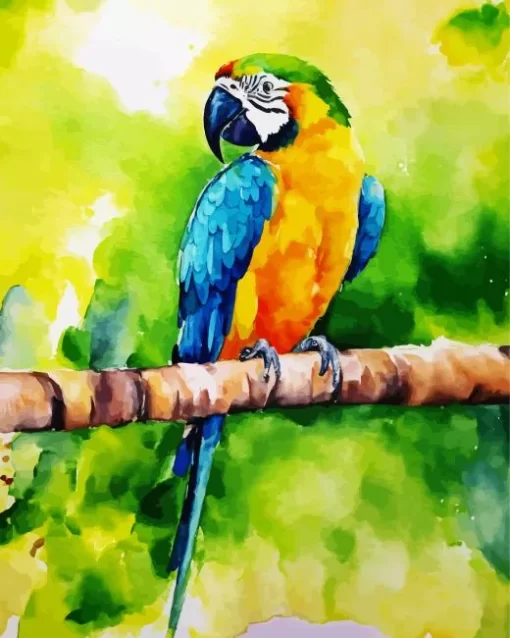 Blue And Gold Macaw Art Diamond Painting