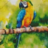 Blue And Gold Macaw Art Diamond Painting