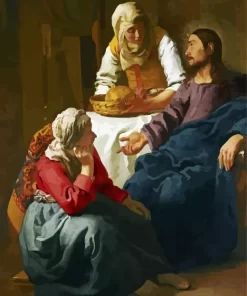 Christ in the House of Martha and Mary diamond paintings