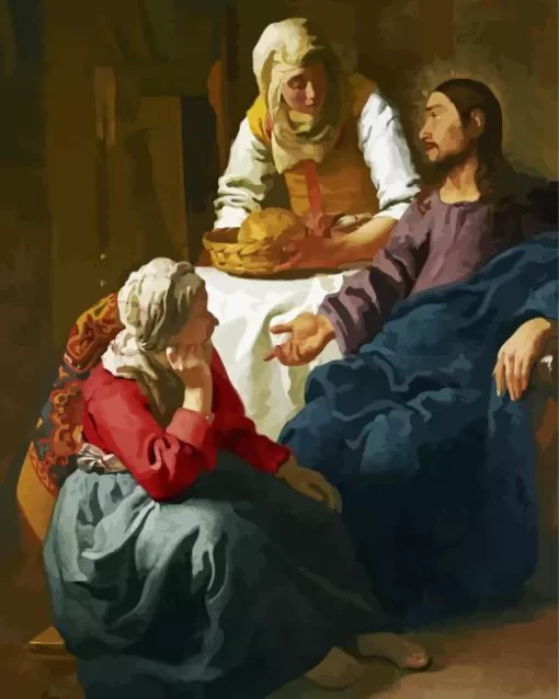 Christ in the House of Martha and Mary diamond paintings