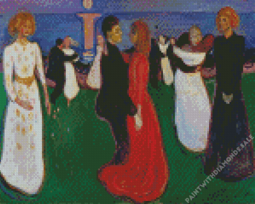 Edvard Munch The Dance Of Life Diamond Paintings