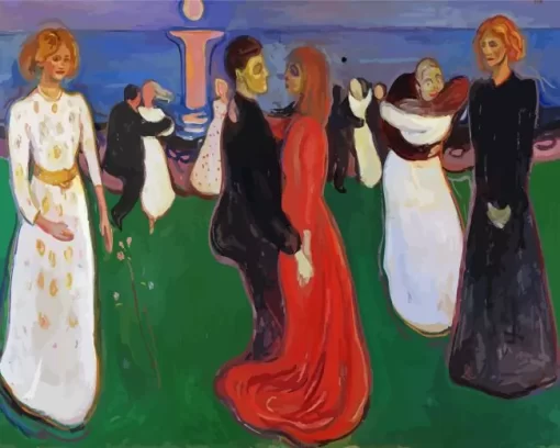 Edvard Munch The Dance Of Life Diamond Paintings