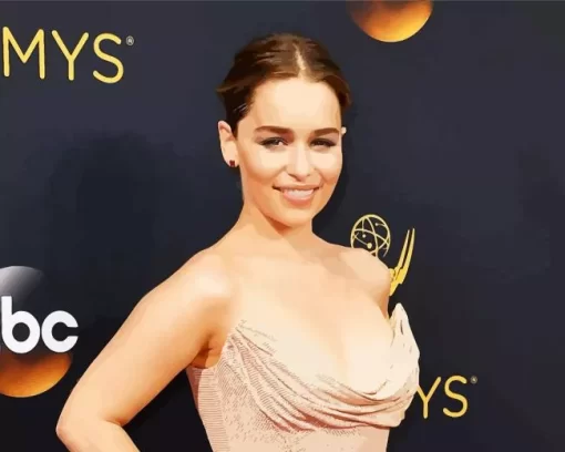 Emilia Clarke Red Carpet Diamond Painting