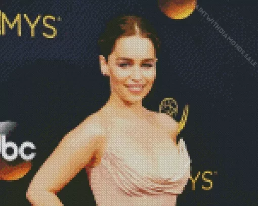 Emilia Clarke Red Carpet Diamond Painting