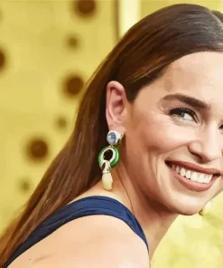 Emilia Clarke Smiling Diamond Painting