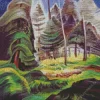 Emily Carr A Rushing Sea Of Undergrowth Diamond Painting