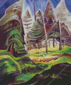 Emily Carr A Rushing Sea Of Undergrowth Diamond Painting