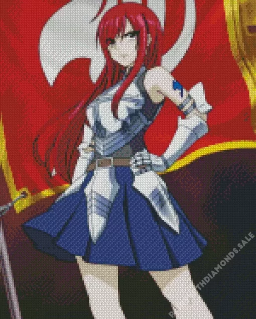 Erza Scarlet Diamond Painting