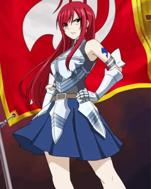 Erza Scarlet Diamond Painting