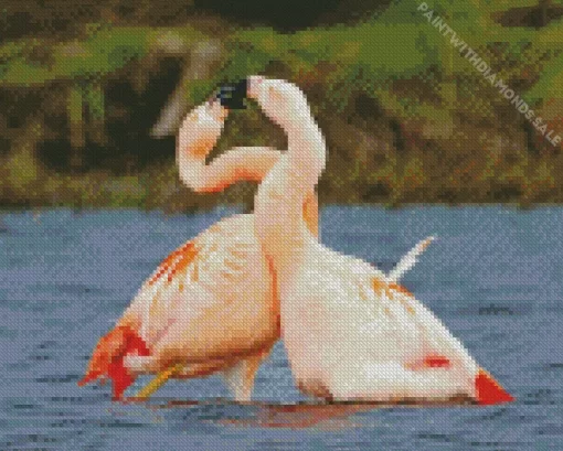 Flamingo Charm Diamond Painting