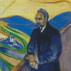 Friedrich Nietzsche By Edvard Munch Diamond Paintings