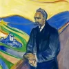 Friedrich Nietzsche By Edvard Munch Diamond Paintings