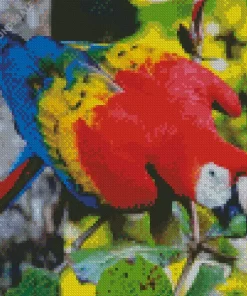 Greenwing Macaws Diamond Painting