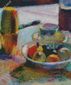 Fruit And Coffeepot Diamond Paintings