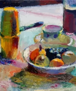 Fruit And Coffeepot Diamond Paintings