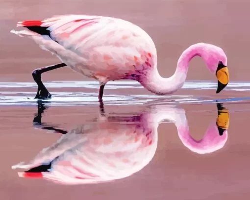 Jamess Flamingo Diamond Painting