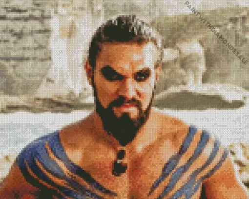 Jason Momoa Khal Drogo Diamond Painting