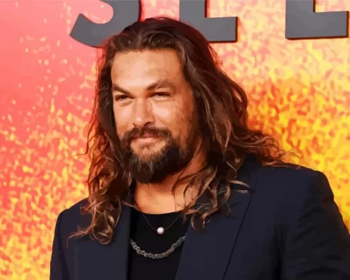 Jason Momoa Red Carpet Diamond Painting