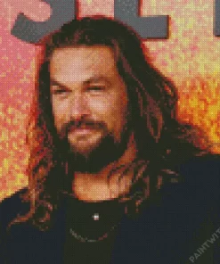 Jason Momoa Red Carpet Diamond Painting