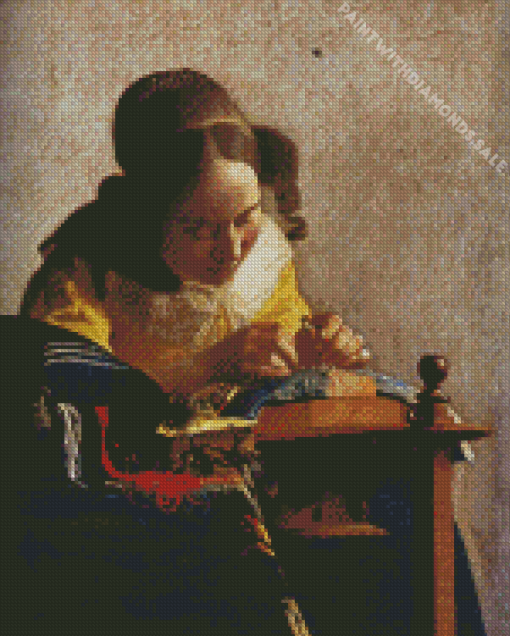 Johannes Vermeer The Lacemaker Diamond Paintings