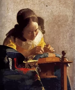 Johannes Vermeer The Lacemaker Diamond Paintings