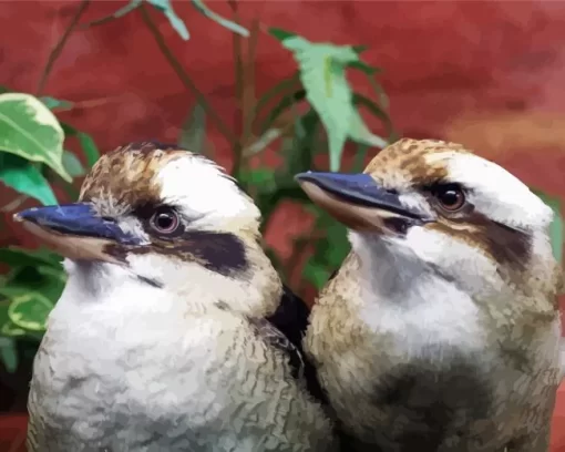 Kookaburra Couple Diamond Painting