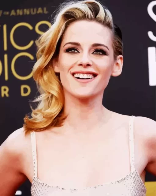 Kristen Stewart Red Carpet Diamond Painting