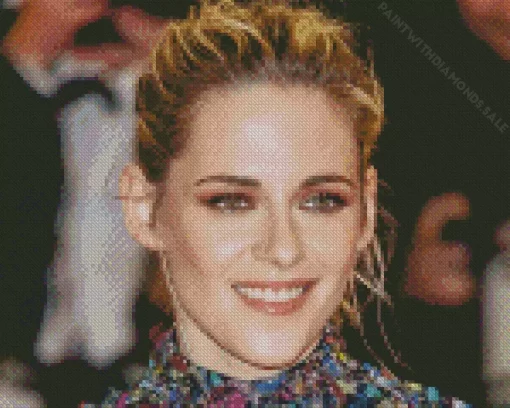 Kristen Stewart Smiling Diamond Painting