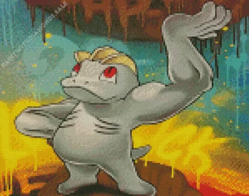 Machop Diamond Painting