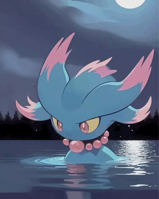 Misdreavus Swimming Diamond Painting