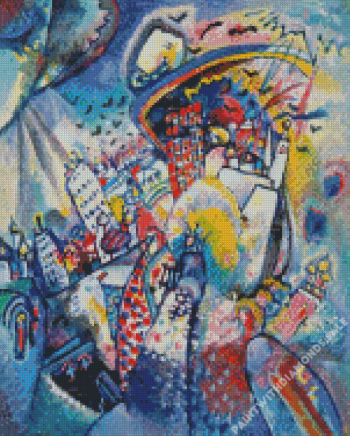 Moscow I by Wassily Kandinsky Diamond Paintings