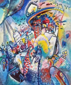 Moscow I by Wassily Kandinsky Diamond Paintings