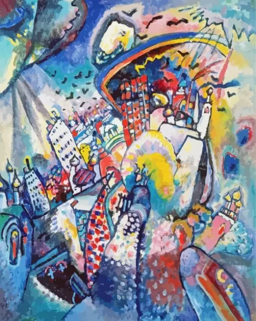 Moscow I by Wassily Kandinsky Diamond Paintings