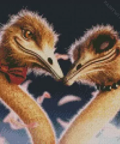 Ostrich Couple Diamond Painting