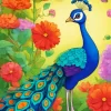 Peacocks Diamond Painting