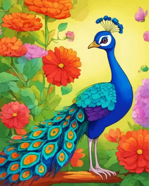 Peacocks Diamond Painting