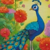 Peacocks Diamond Painting