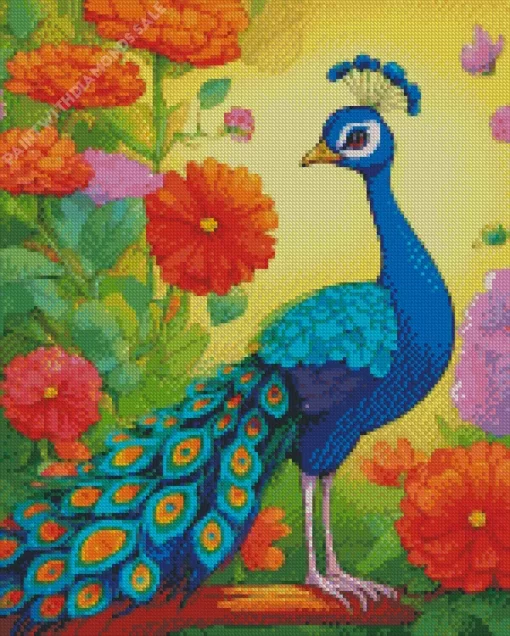 Peacocks Diamond Painting