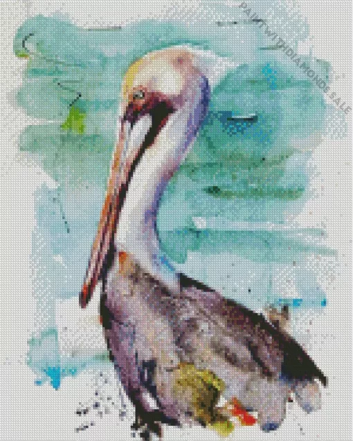 Pelican Bird Art Diamond Painting