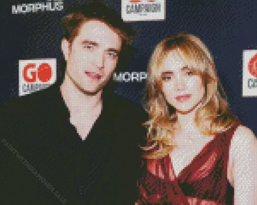 Robert Pattinson And Suki Waterhouse Diamond Painting