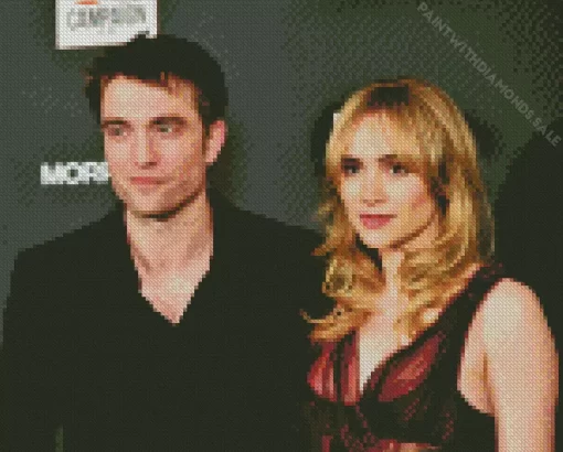 Robert Pattinson And His Wife Diamond Painting