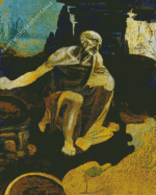 Saint Jerome In The Wilderness Diamond Paintings