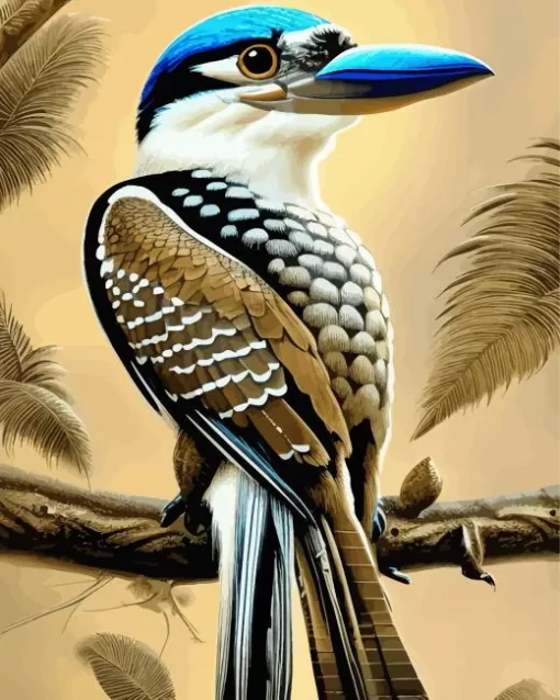 Stunning Kookaburra Fantasy Art Diamond Painting