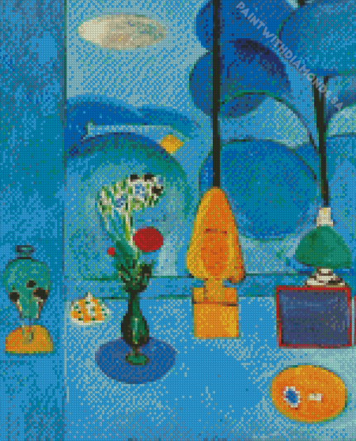 The Blue Window Diamond Paintings