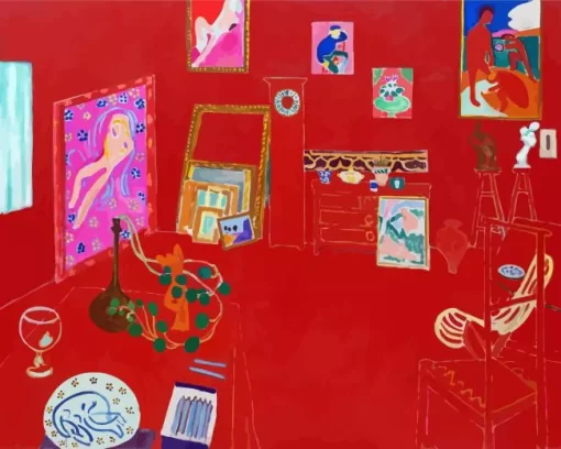 The Red Studio Diamond Paintings