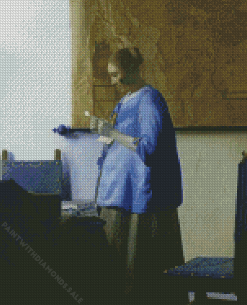 Woman Reading A Letter Diamond Paintings