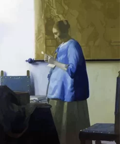 Woman Reading A Letter Diamond Paintings