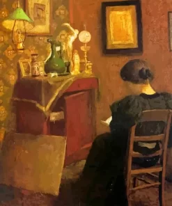 Woman Reading Diamond Paintings